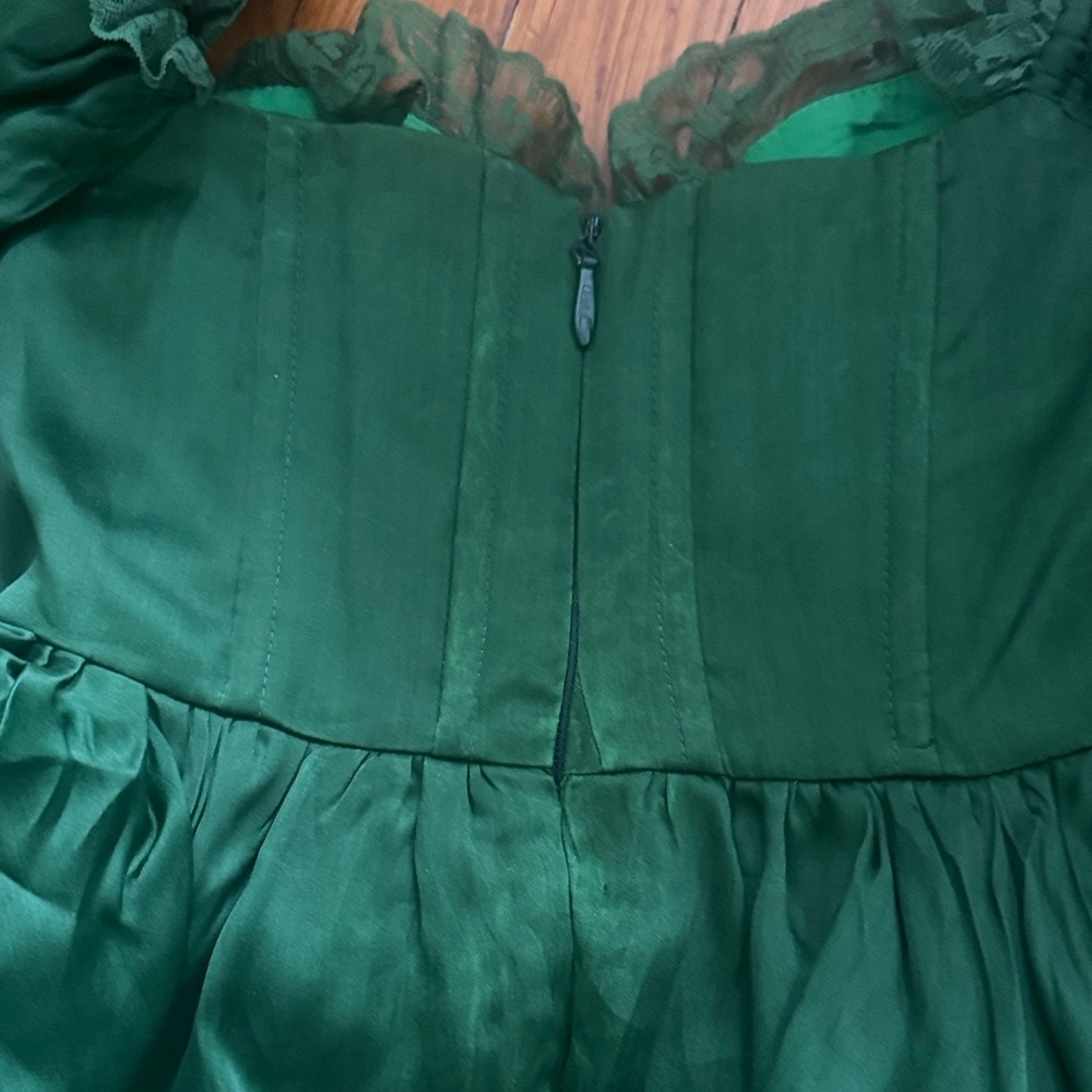 Selkie Cecile Dress in Pine - Picture 7 of 8